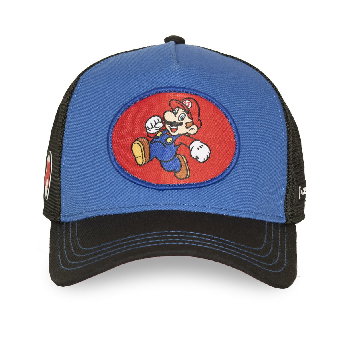 Casquette Trucker Super Mario bleu/noir/rouge/blanc/marron/jaune, CAPSLAB