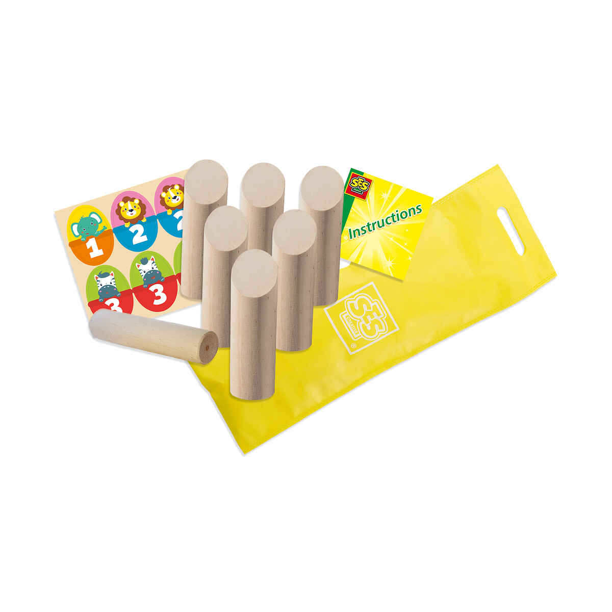 Finntoss Jr - Jeu De Lancer Finlandais multicolore, SES