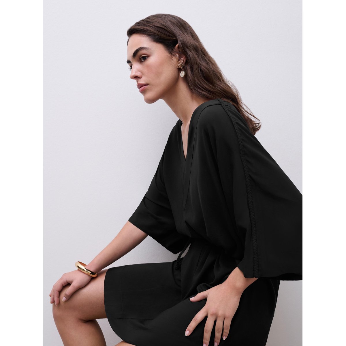 Caftan INFLUENCE noir, CHANTELLE
