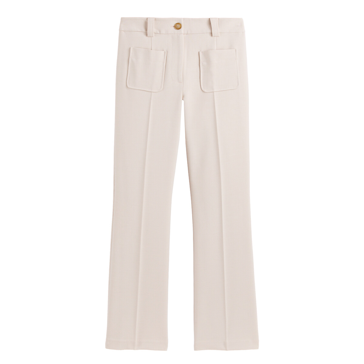 Pantalon flare, Signature FELICIEN blanc cassé, LA REDOUTE COLLECTIONS