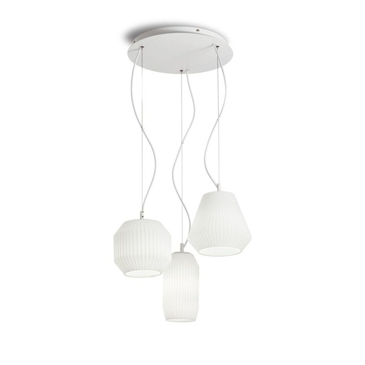 Suspension ORIGAMI blanc, IDEAL LUX