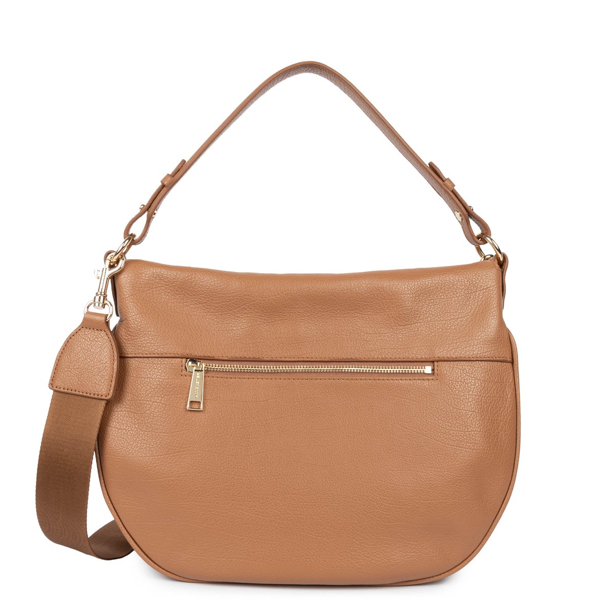 Grand sac besace DUNE GAIA camel, LANCASTER