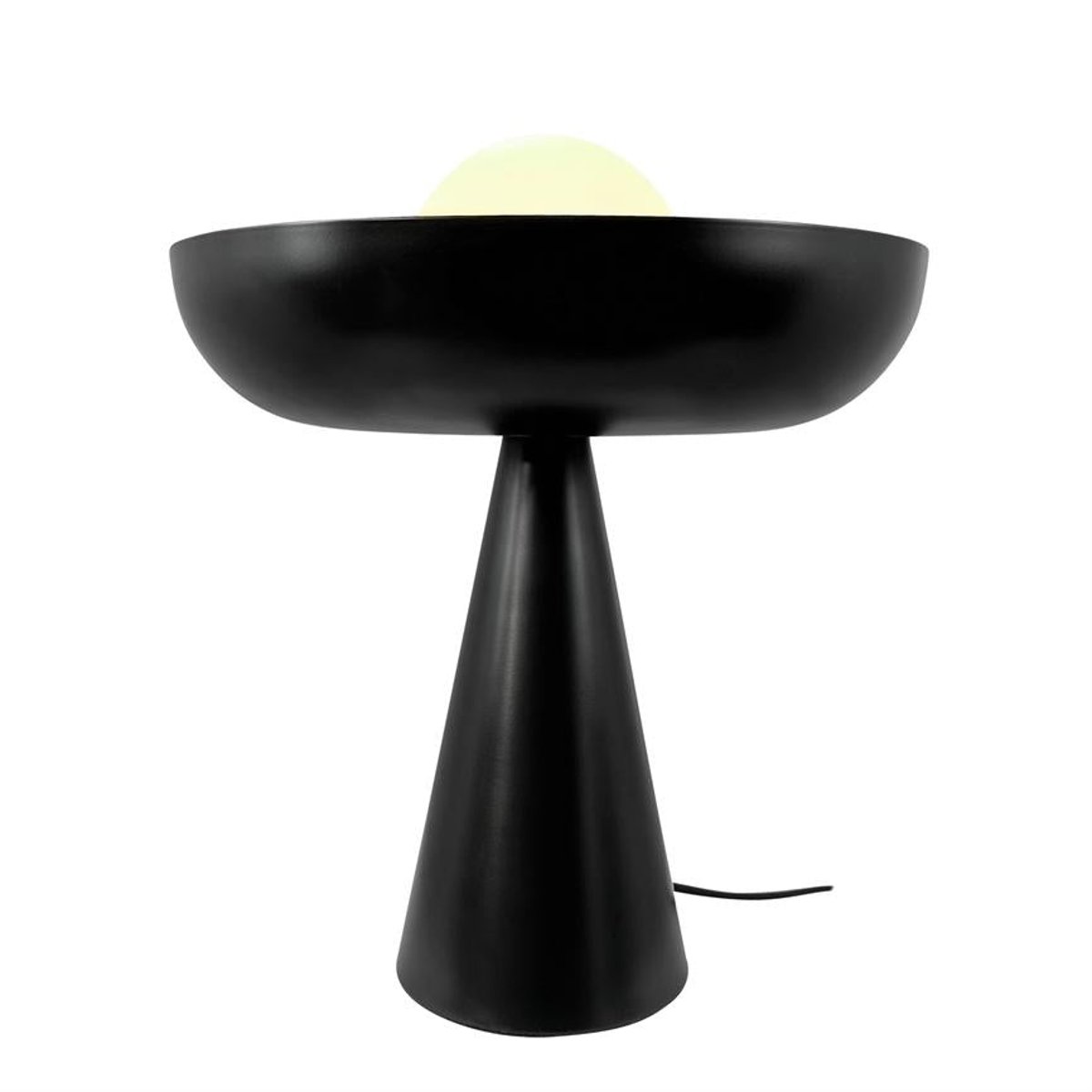 Lampe à poser en Métal et verre AVA noir, DYBERG LARSEN