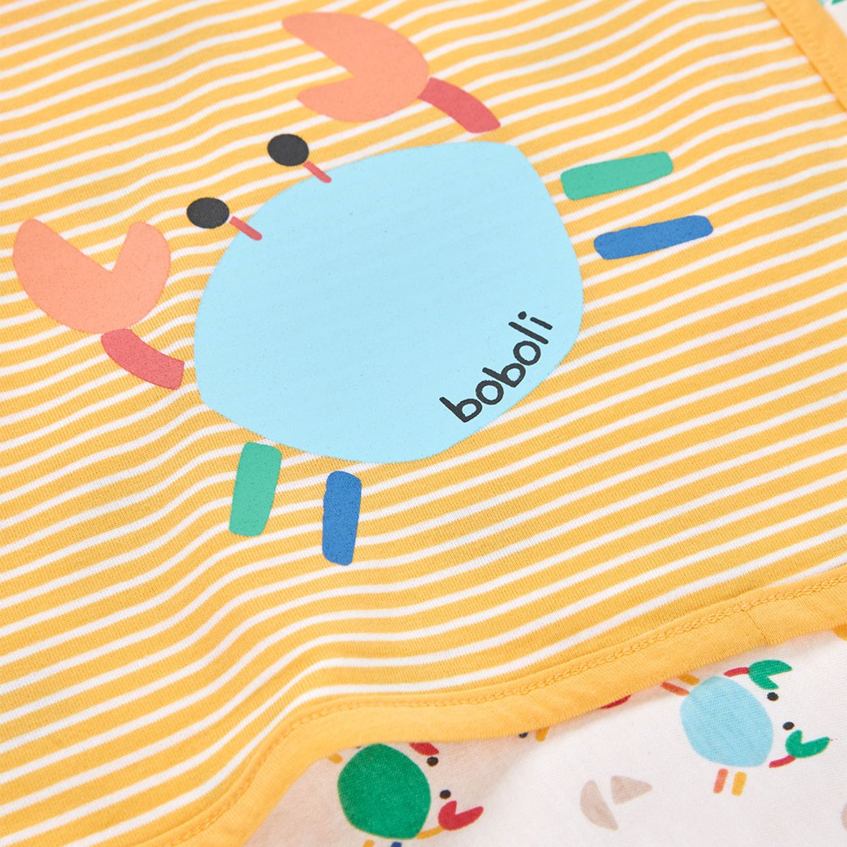 Couverture bébé en coton imprimé multicolore, BOBOLI