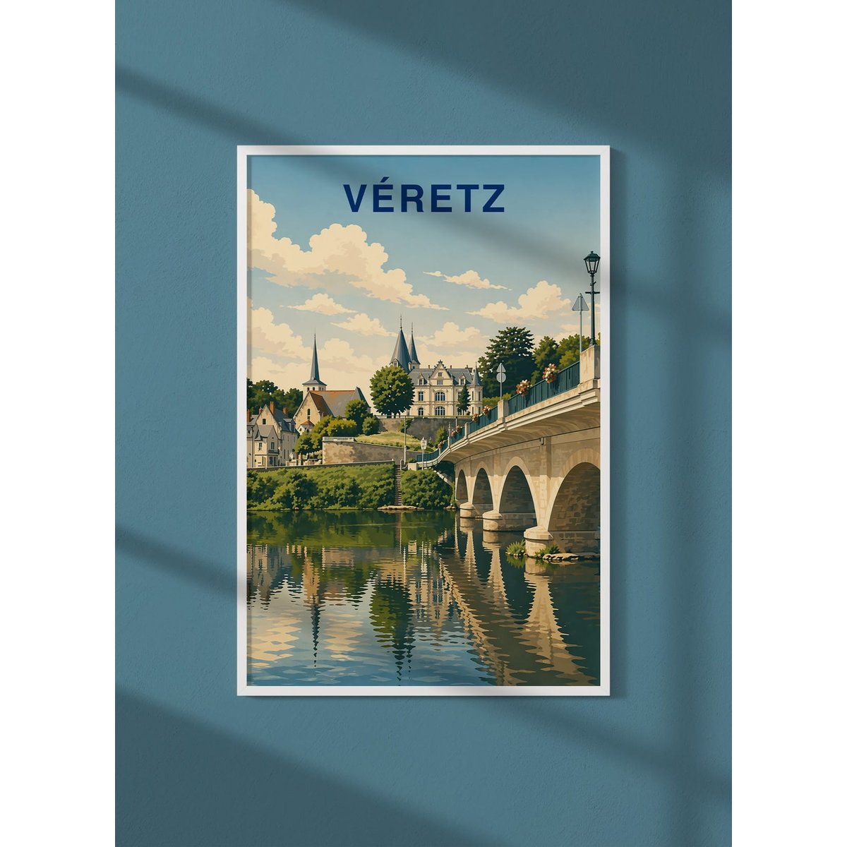 Affiche Véretz blanc, L'AFFICHERIE