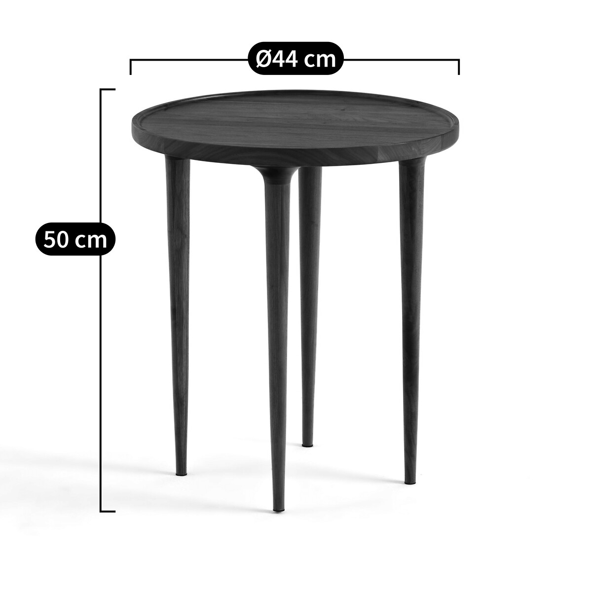 Table basse noyer massif, Magosia noyer, AM.PM