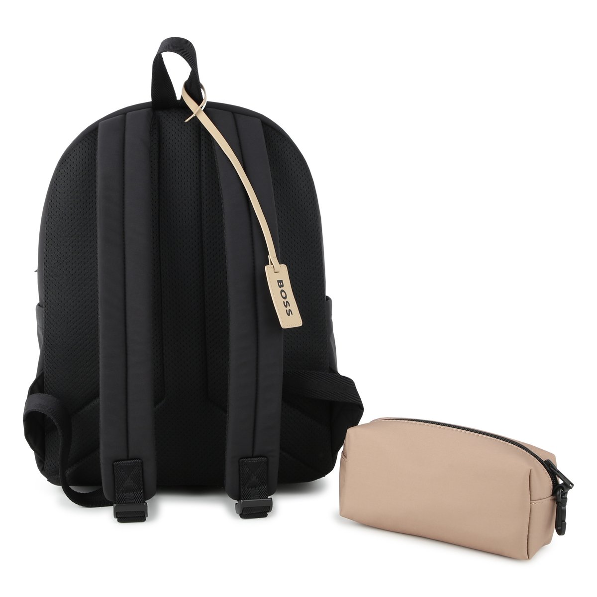 Sac à dos et trousse à crayons black, BOSS KIDSWEAR