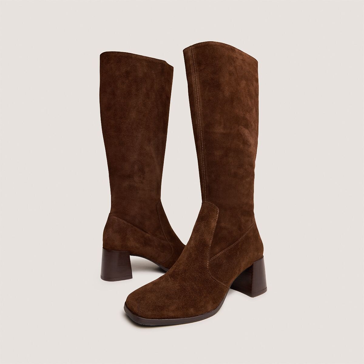 Bottes à talons, en cuir, ARGENTINE marron, JONAK