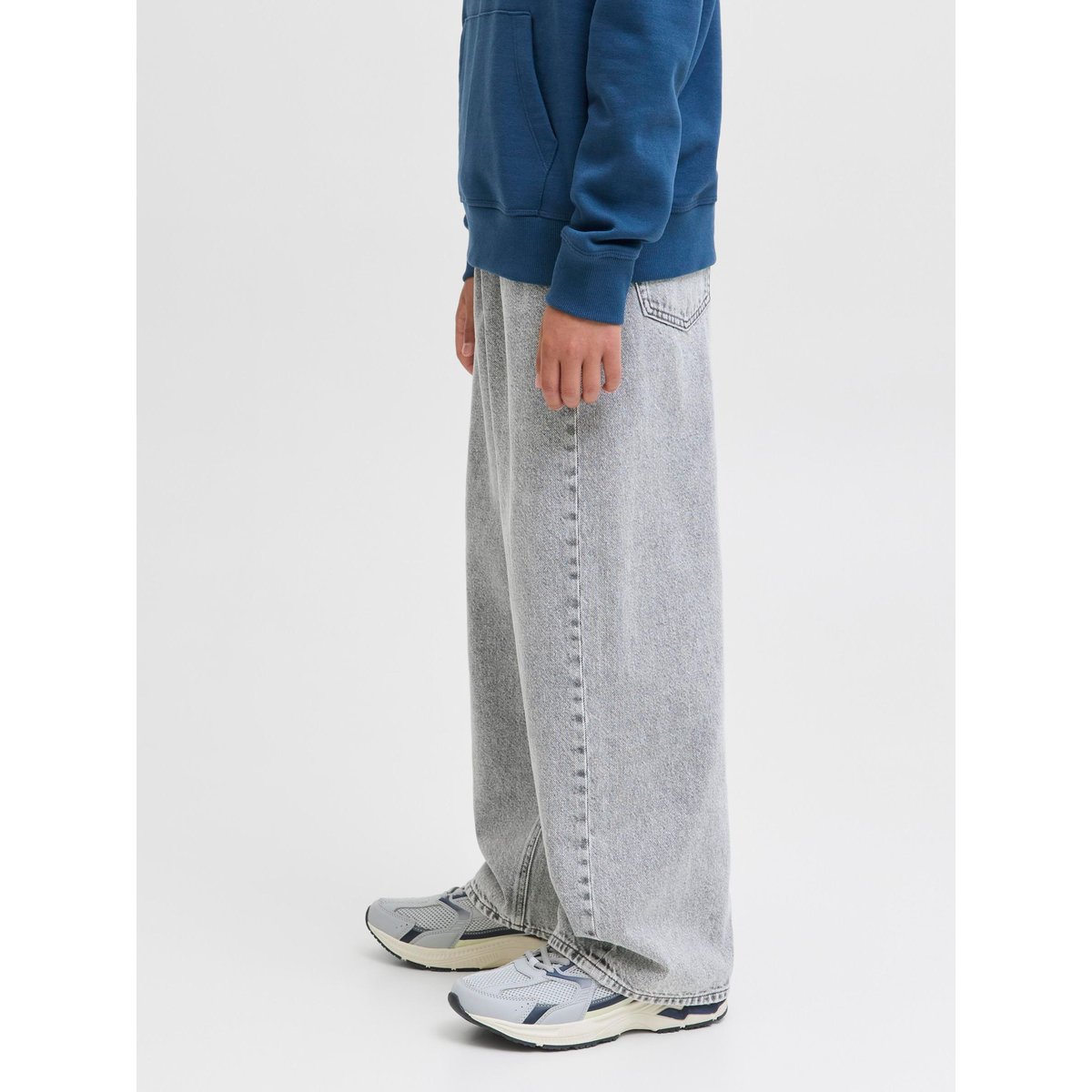 Jean Extra Baggy Fit grey denim, JACK & JONES JUNIOR