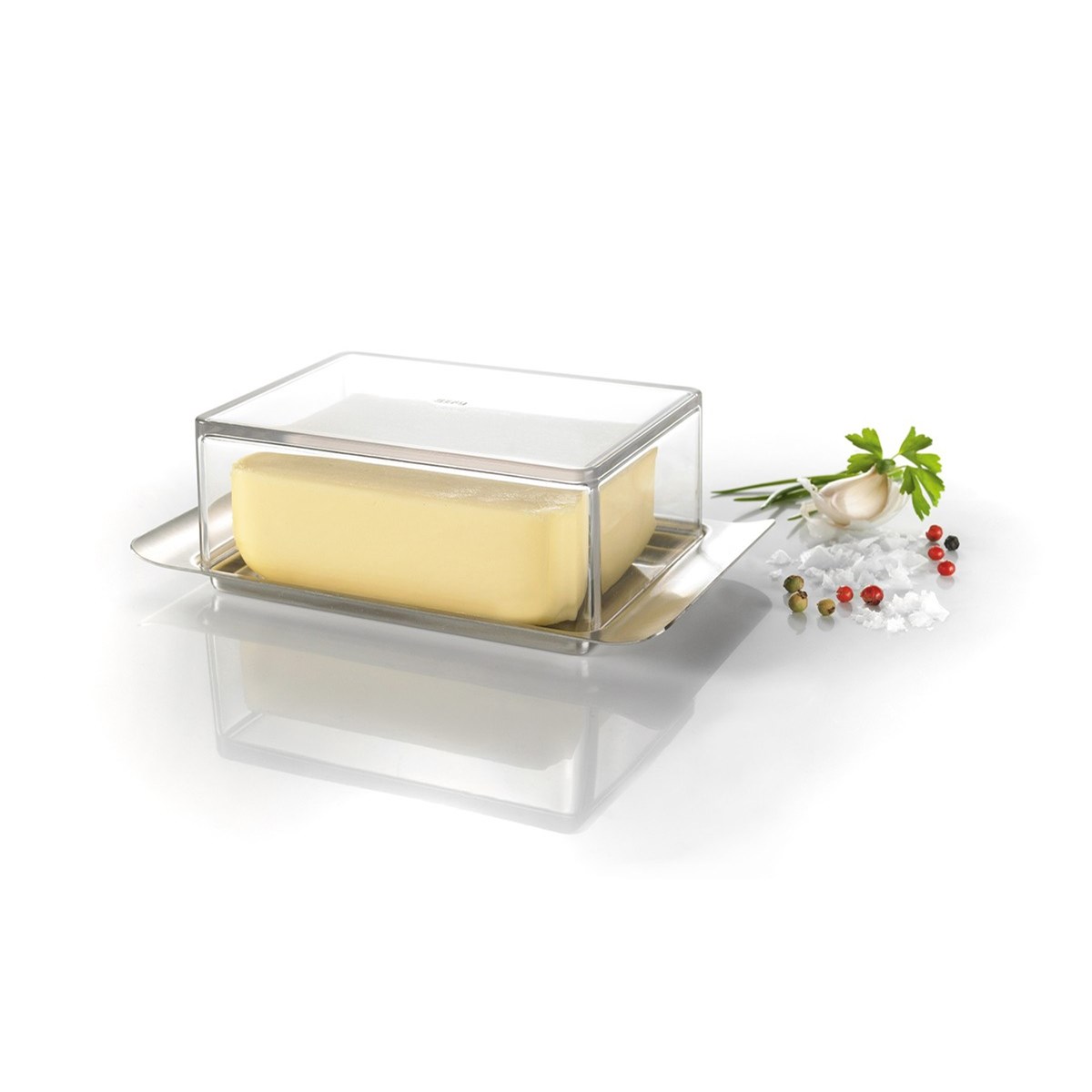Beurrier BUTELO 250 g argent, GEFU