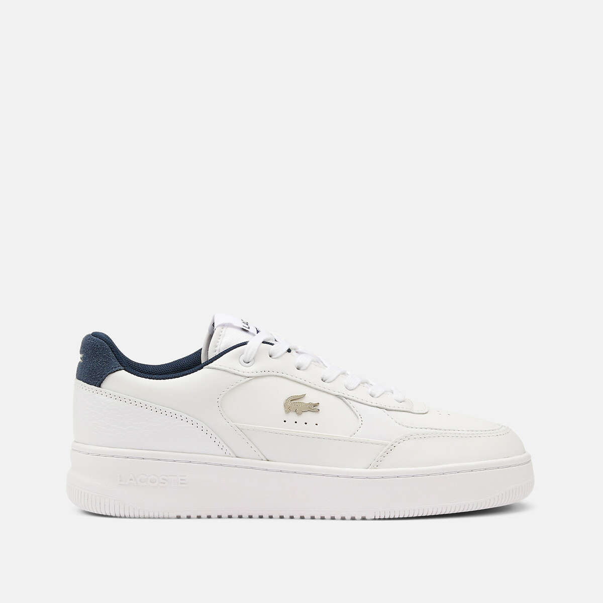 Baskets basses L001 blanc/bleu, LACOSTE