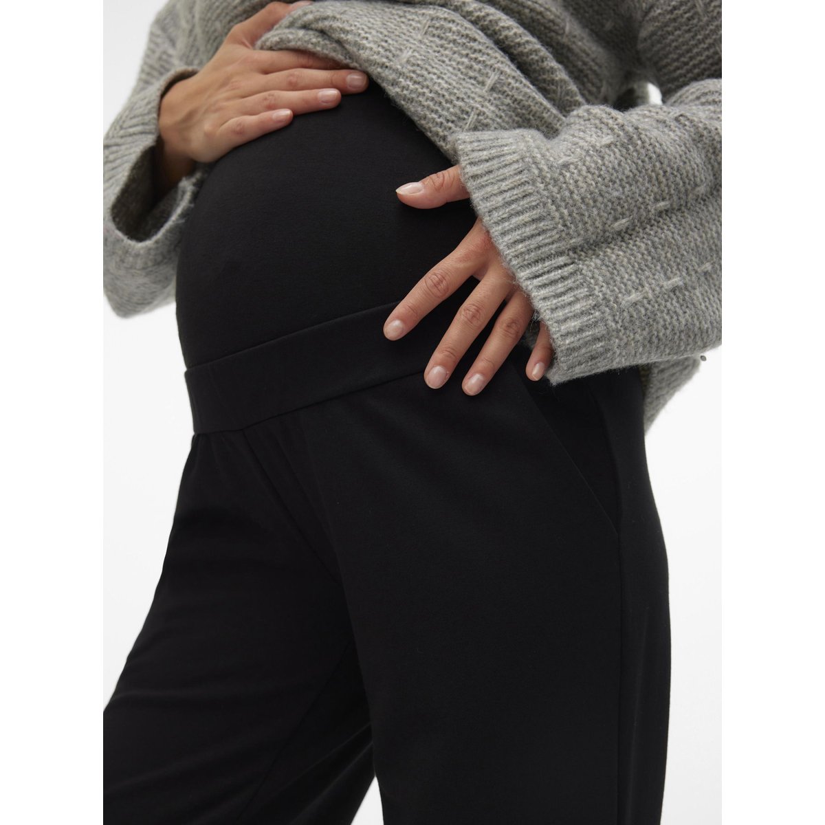 Pantalon noire - black, MAMA LICIOUS