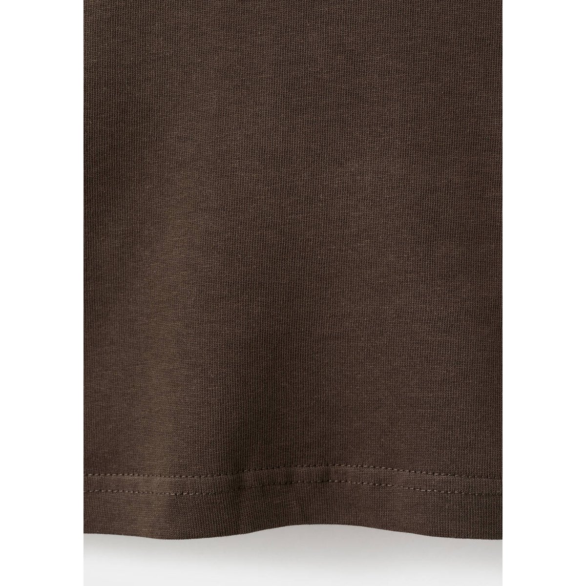 T-shirt relaxed fit 260 g/m² marron, MANGO MAN