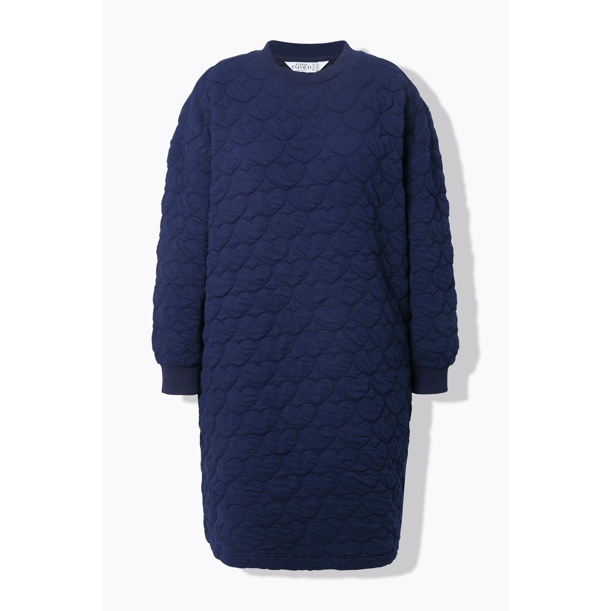 Robe mini en molleton, coupe oversize marine, STUDIO UNTOLD
