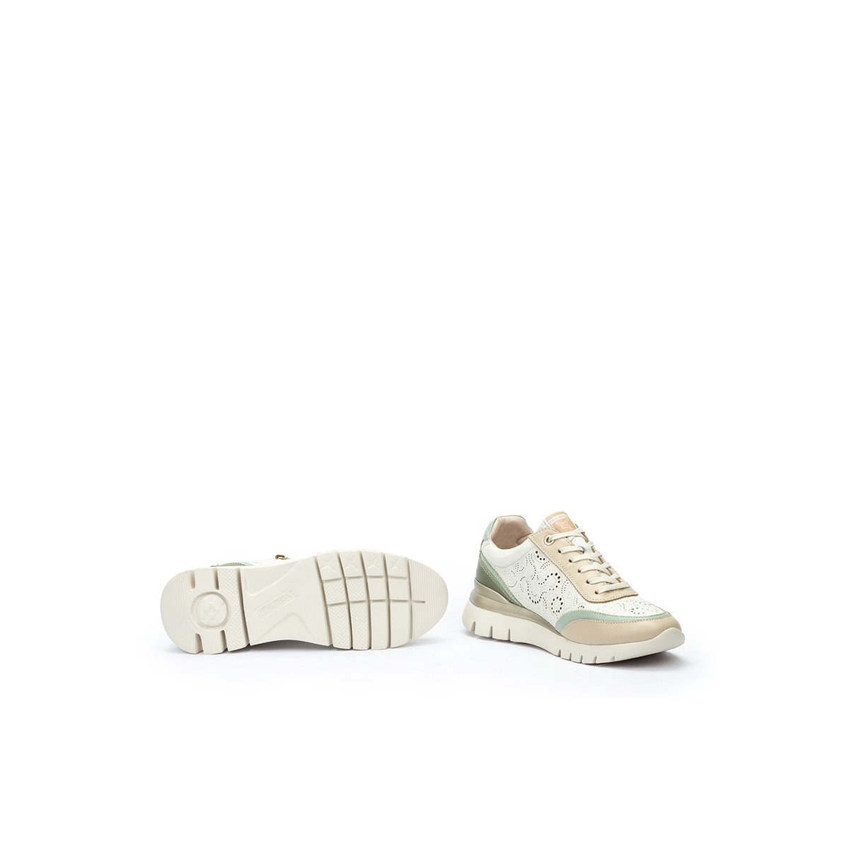 Baskets cuir Cantabria off white, PIKOLINOS