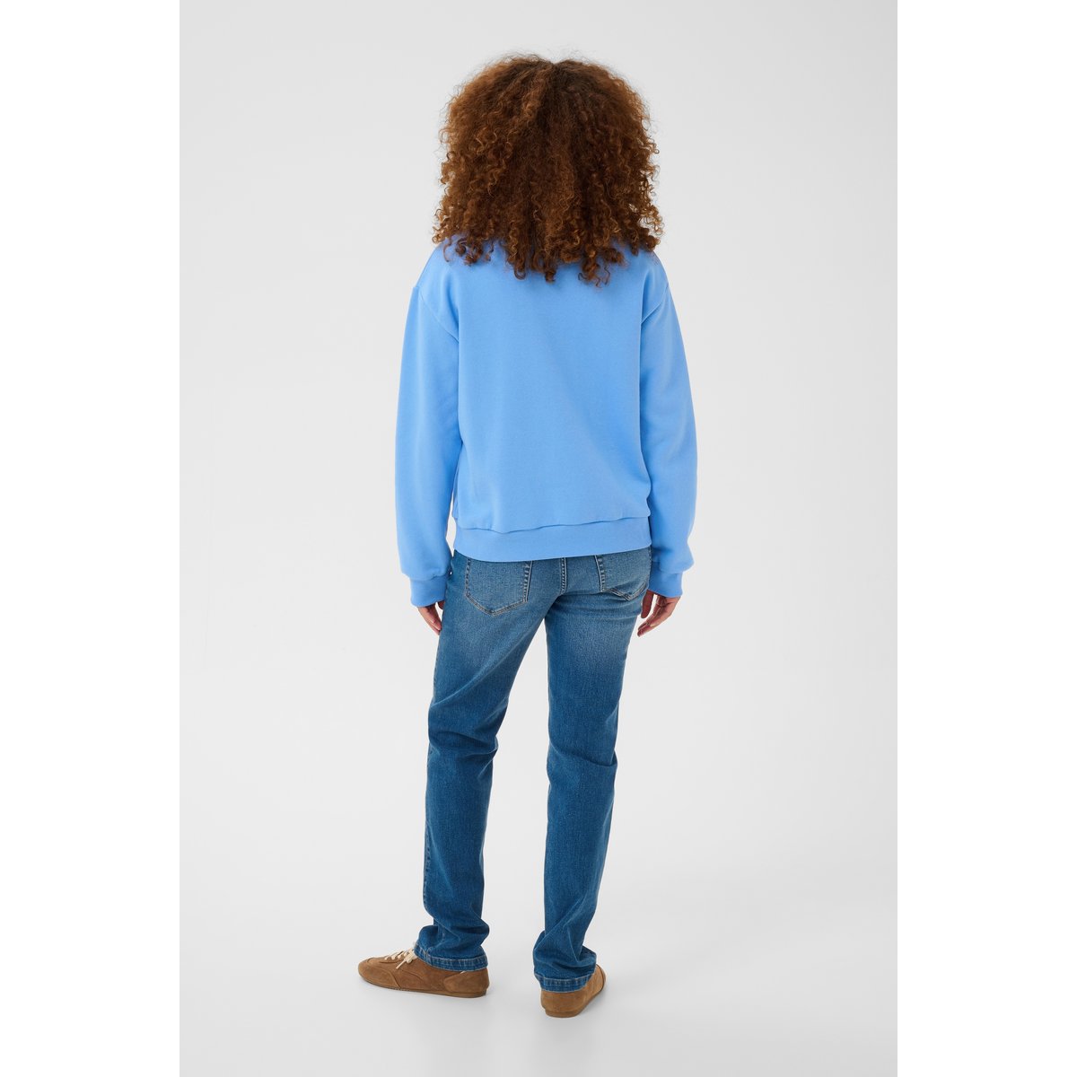 Sweatshirt bleu provence, KAFFE