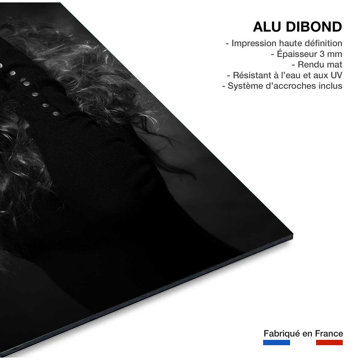 Tableau noir et blanc - Studio Viki tableau alu dibond, HEXOA