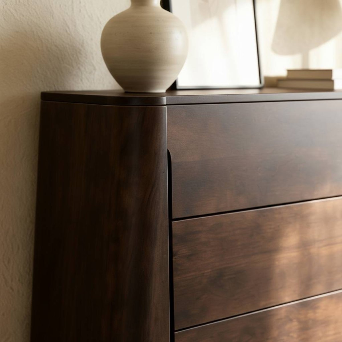 Commode en bois de manguier LIRIEL bois foncé, MADE IN MEUBLES