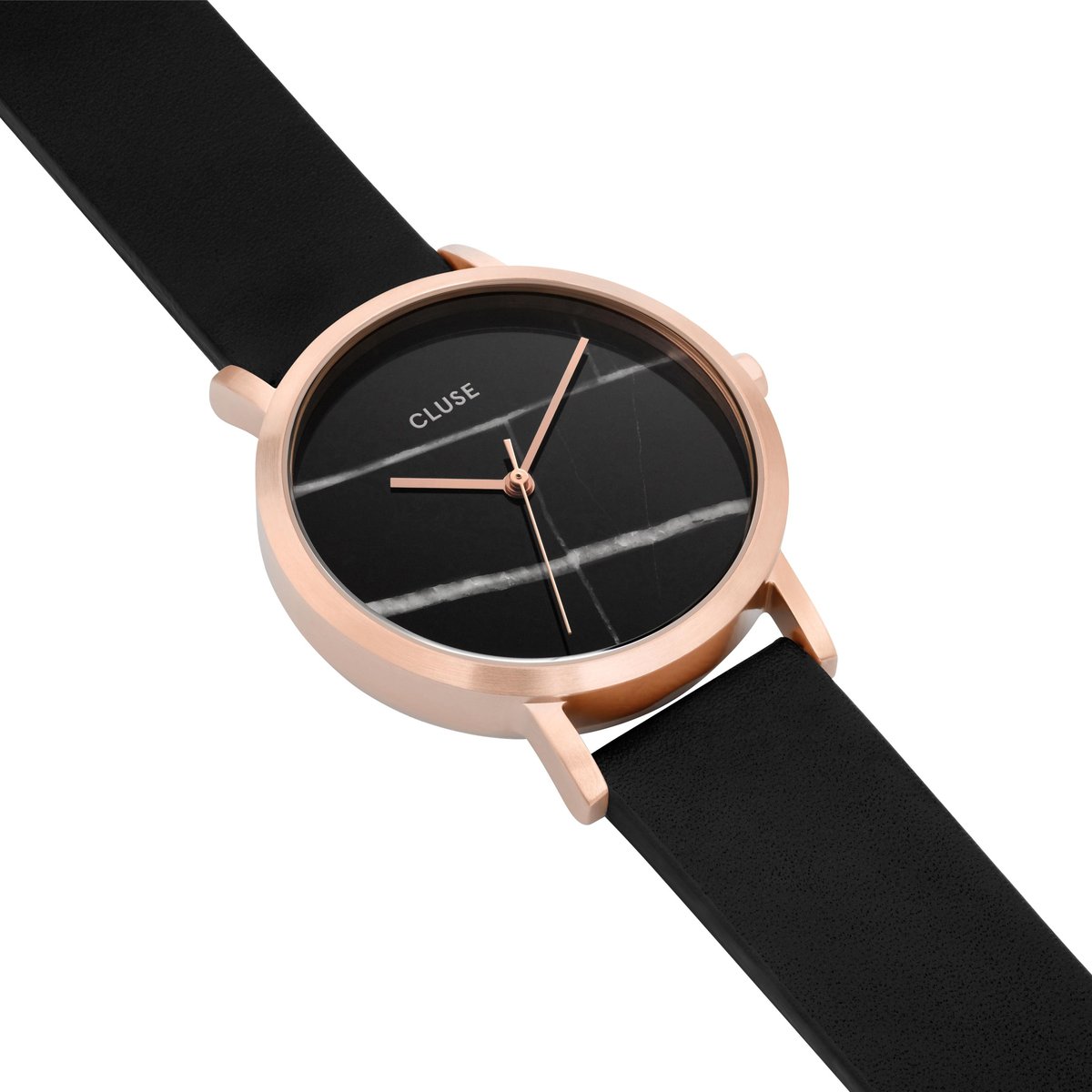 Montre Analogique LA ROCHE PETITE doré rose noir noir, CLUSE