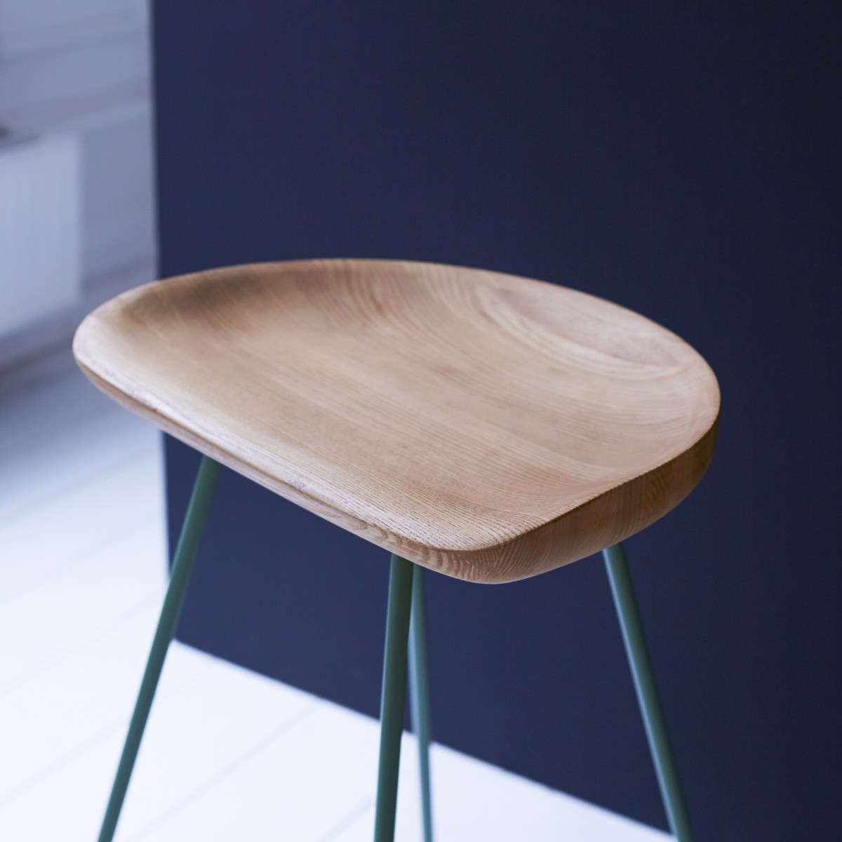 Tabouret de bar en Frêne, MARI vert, TIKAMOON