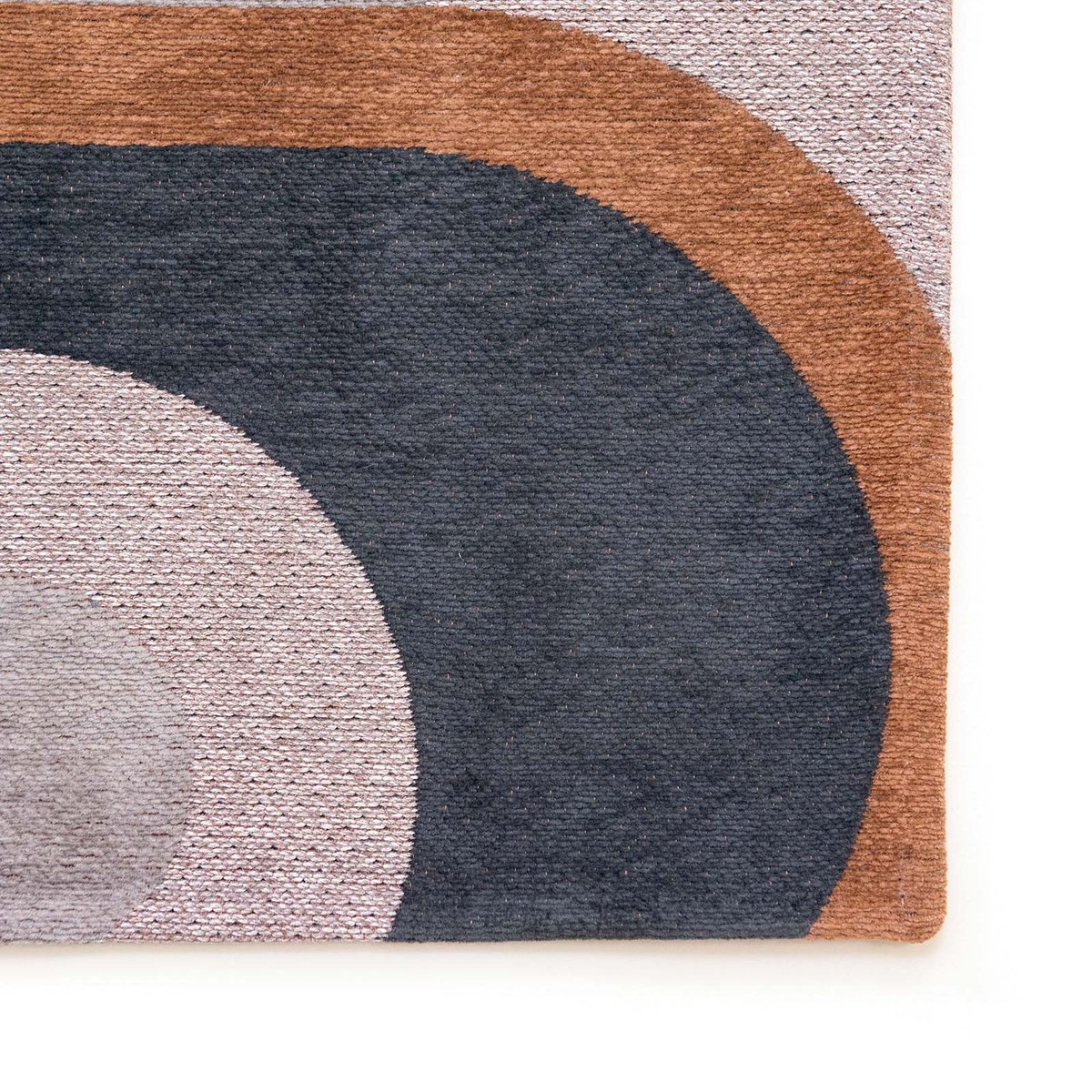 Tapis intérieur/extérieur tissé plat BLUE MUSHROOM marron, NOVATREND