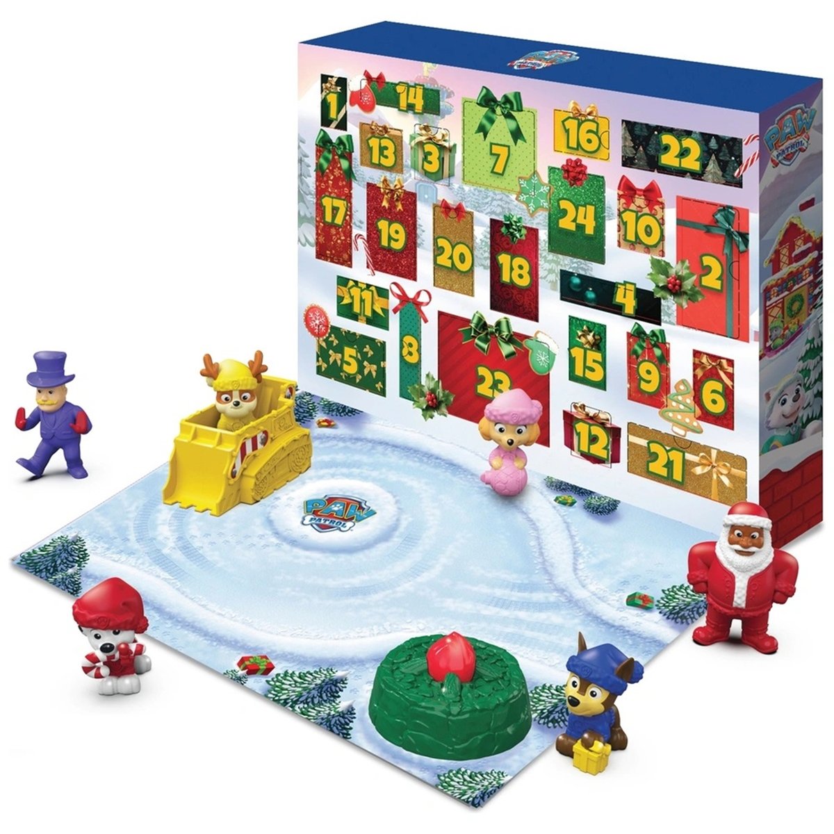 PAW Patrol - Calendrier de l'Avent 2025 multicolore, SPIN MASTER