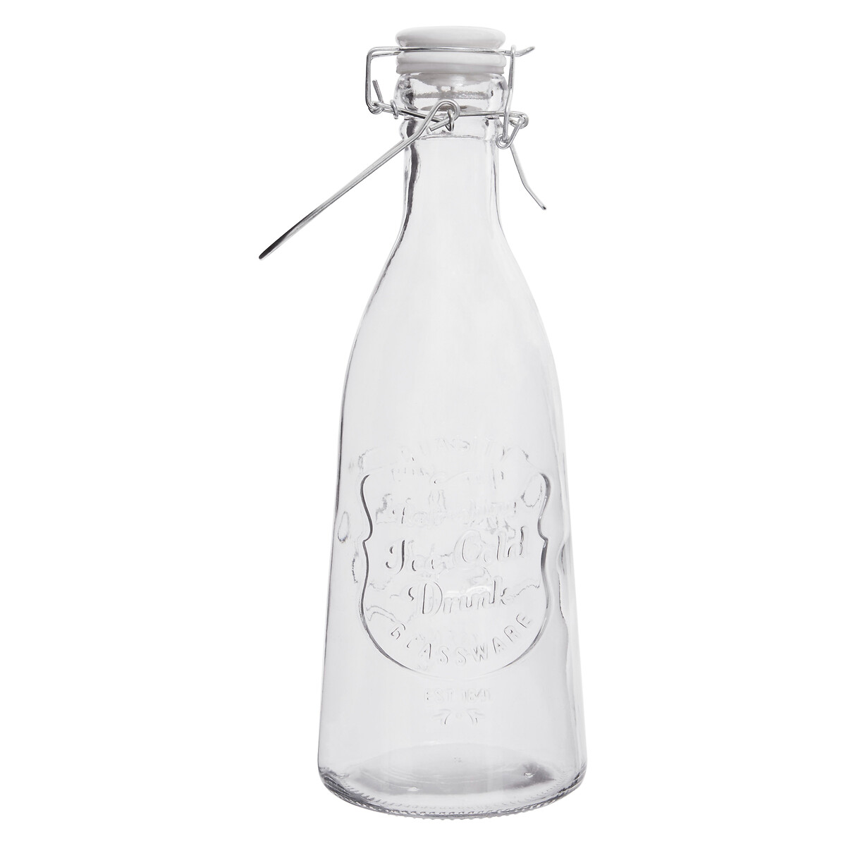 Vintage Style Clear Bottle & Glasses Set transparent, SO'HOME