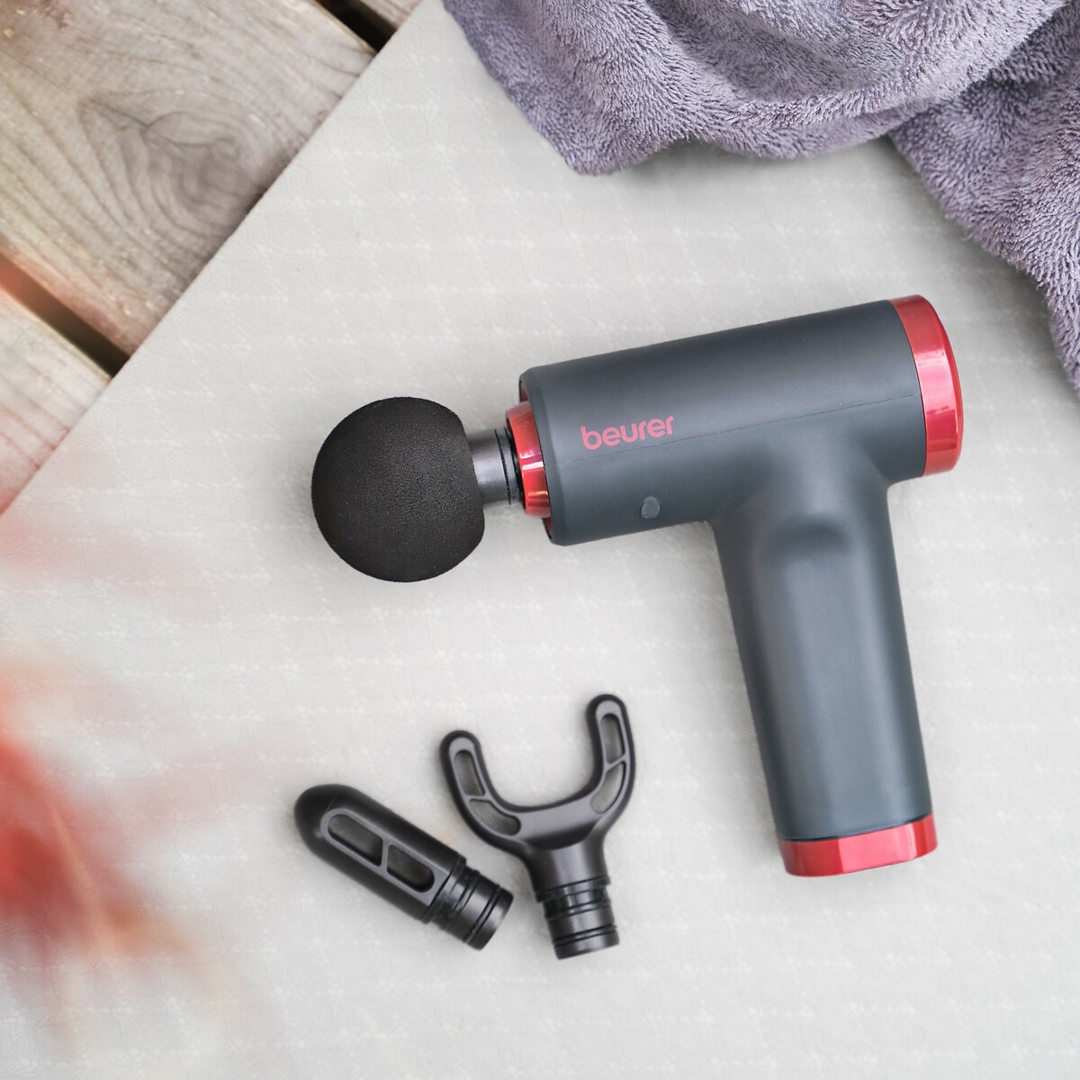 Pistolet de massage MG 89 noir/rouge, BEURER