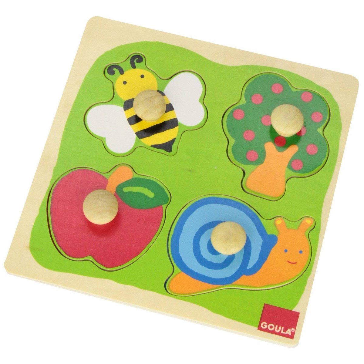 Puzzle abeille, escargot ... vert, GOULA