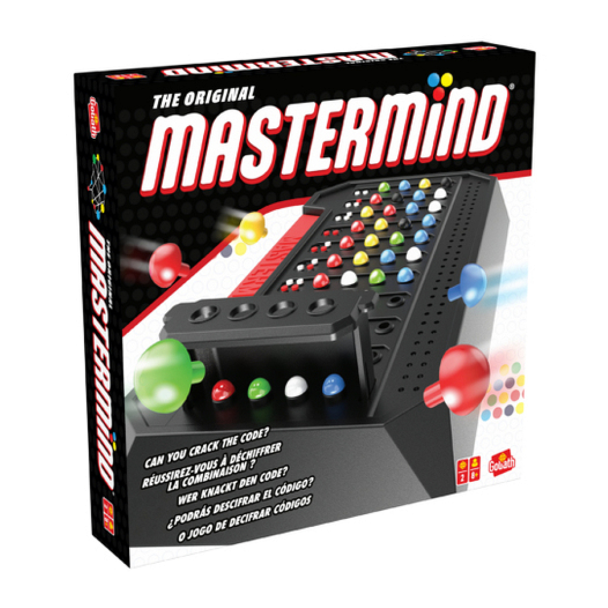 Mastermind -Le jeu de deduction couleur unique, GOLIATH