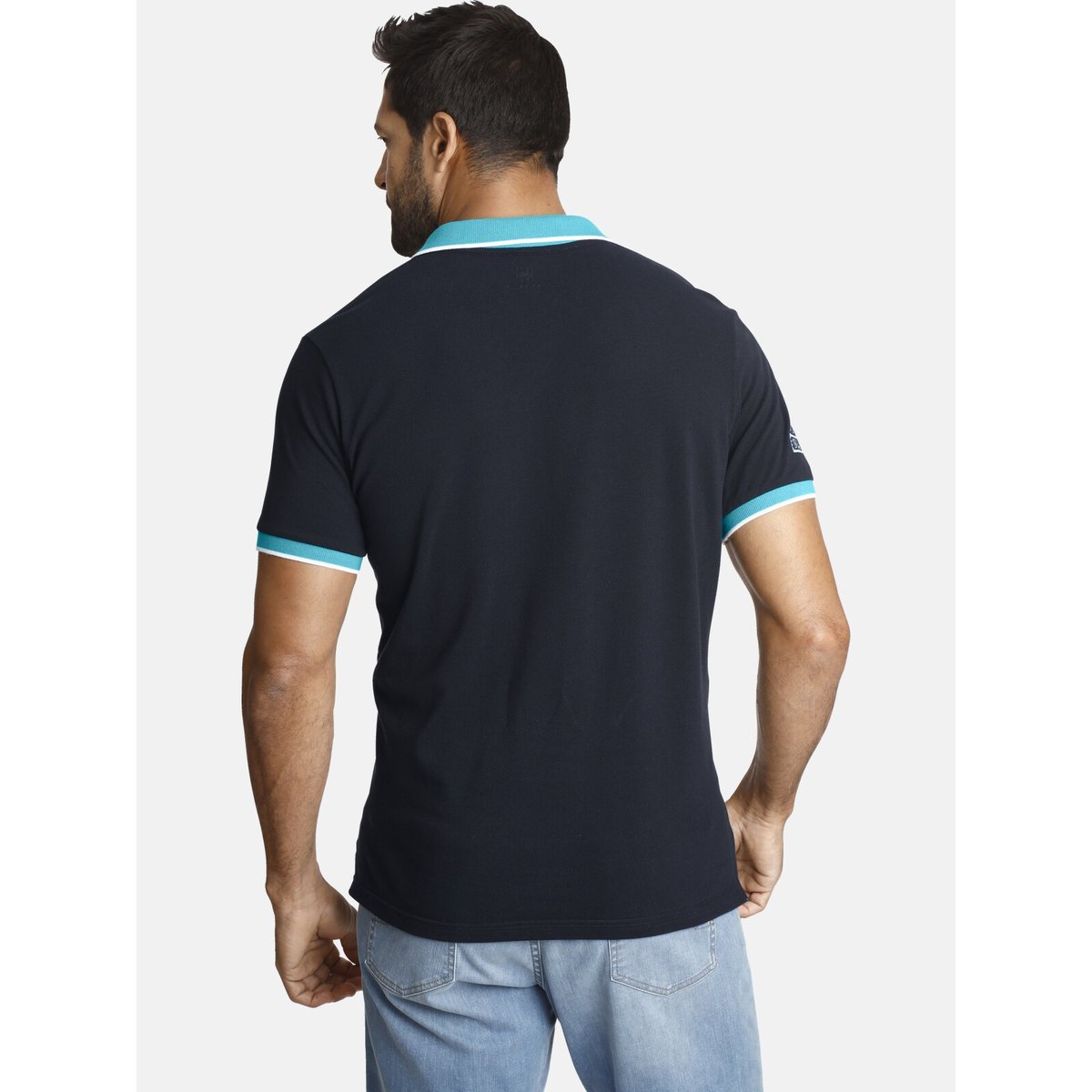 Polo IWAR bleu foncé, JAN VANDERSTORM