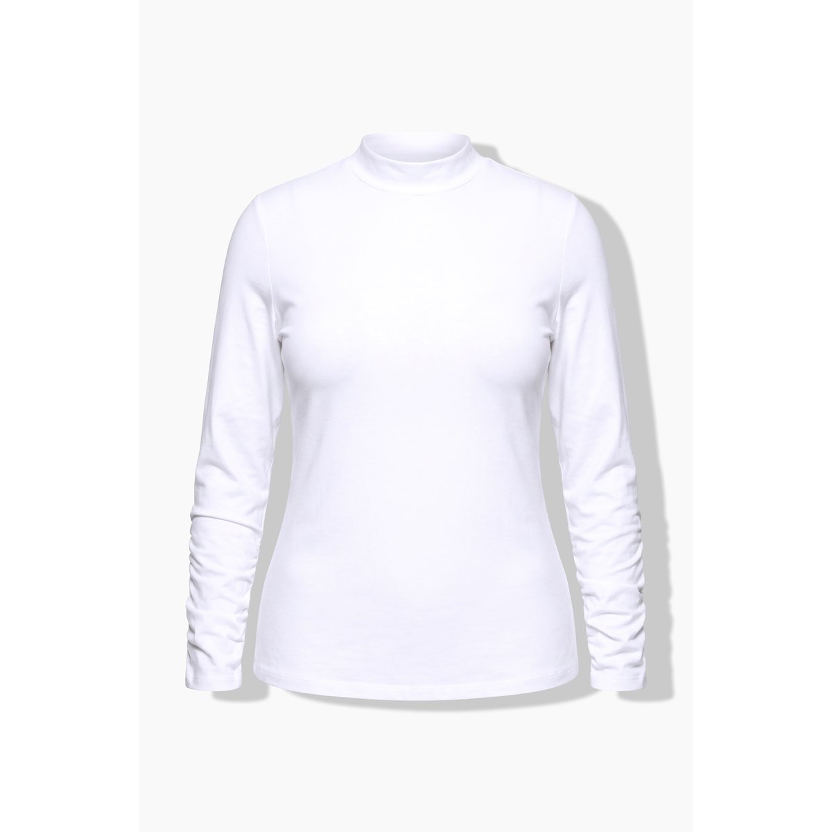 T-shirt à col roulé blanc cassé, ULLA POPKEN