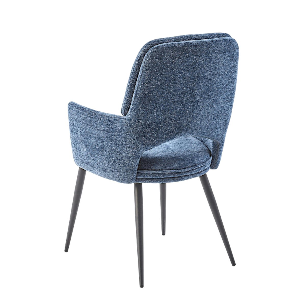Fauteuil de table à dossier ouvert (lot de 2) LIGURIE bleu, PIER IMPORT