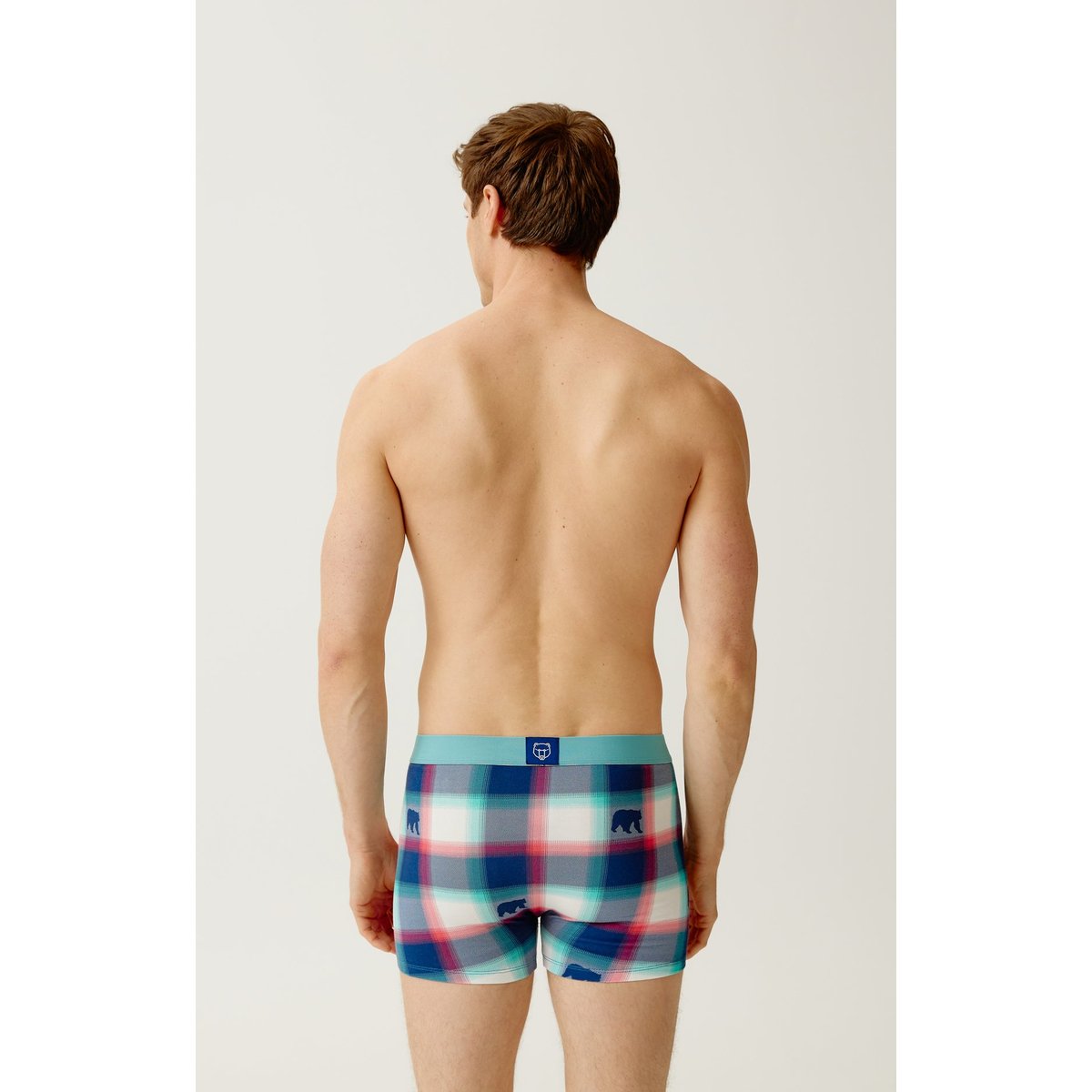 Boxer en coton imprimé Bear multicolore, ARTHUR