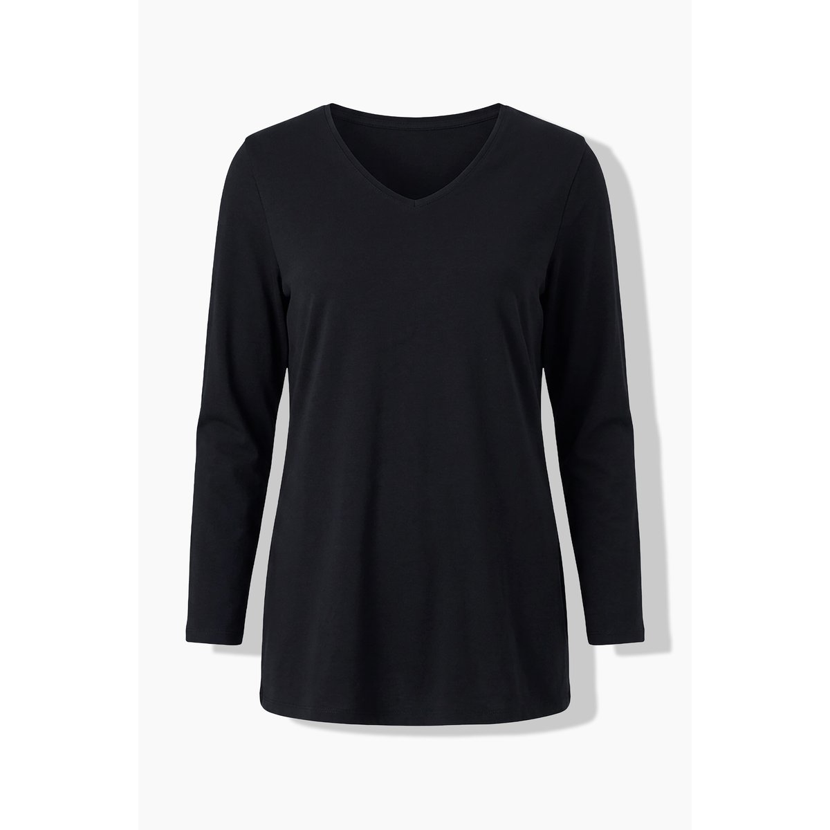 T-shirt « Cut it your way » en coton bio noir, ULLA POPKEN