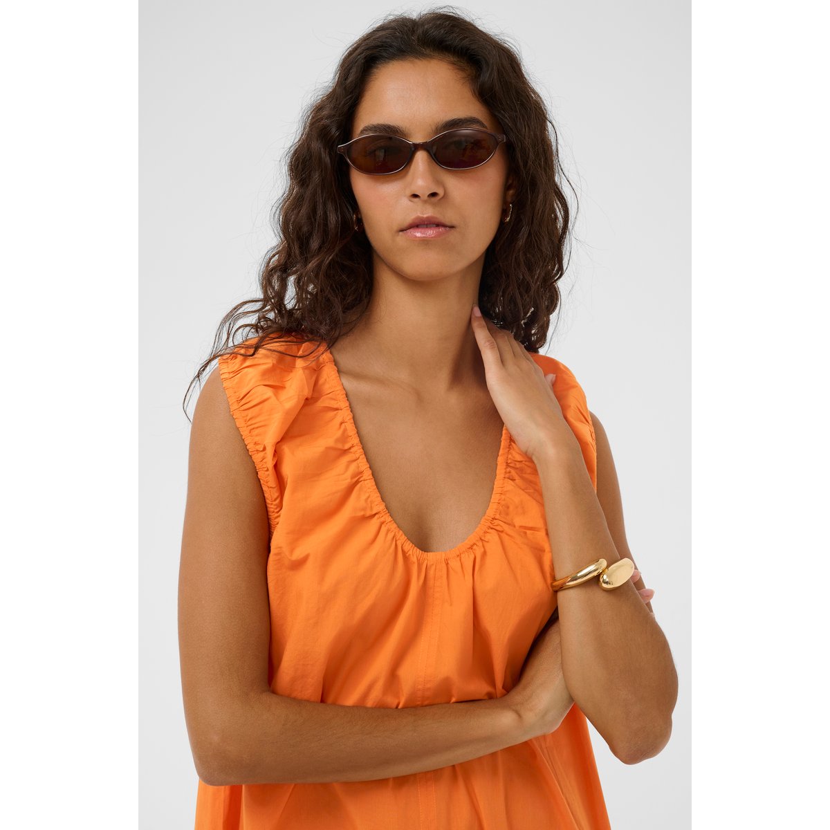 Robe orange amberglow, SOAKED IN LUXURY