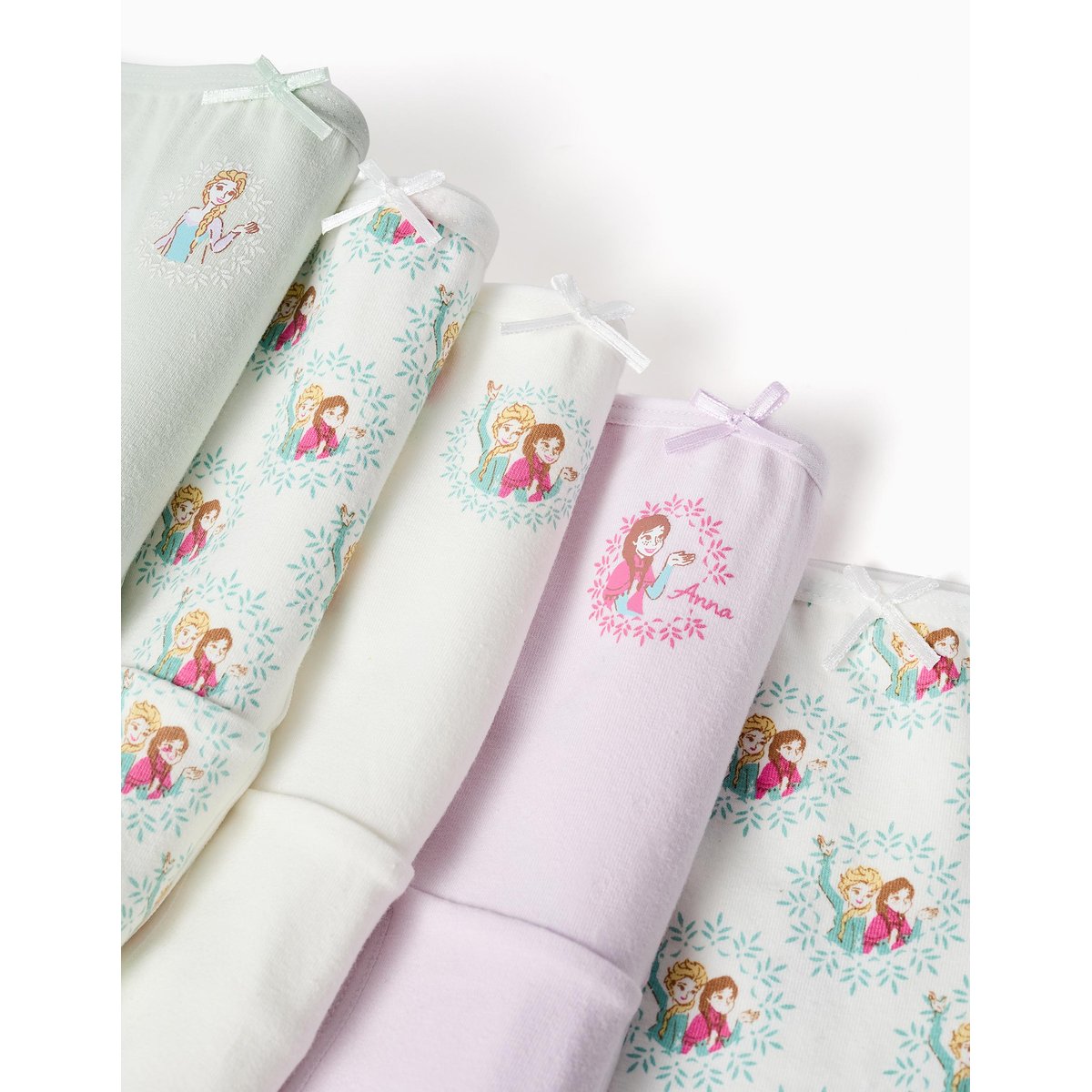 Lot de 5 culottes en coton avec imprimés La Reine des Neiges multicolore, ZIPPY