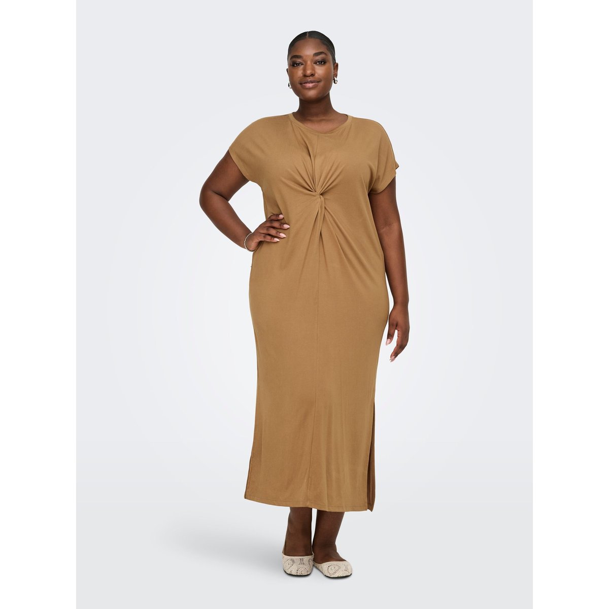 Robe marron - foxtrot, ONLY CARMAKOMA