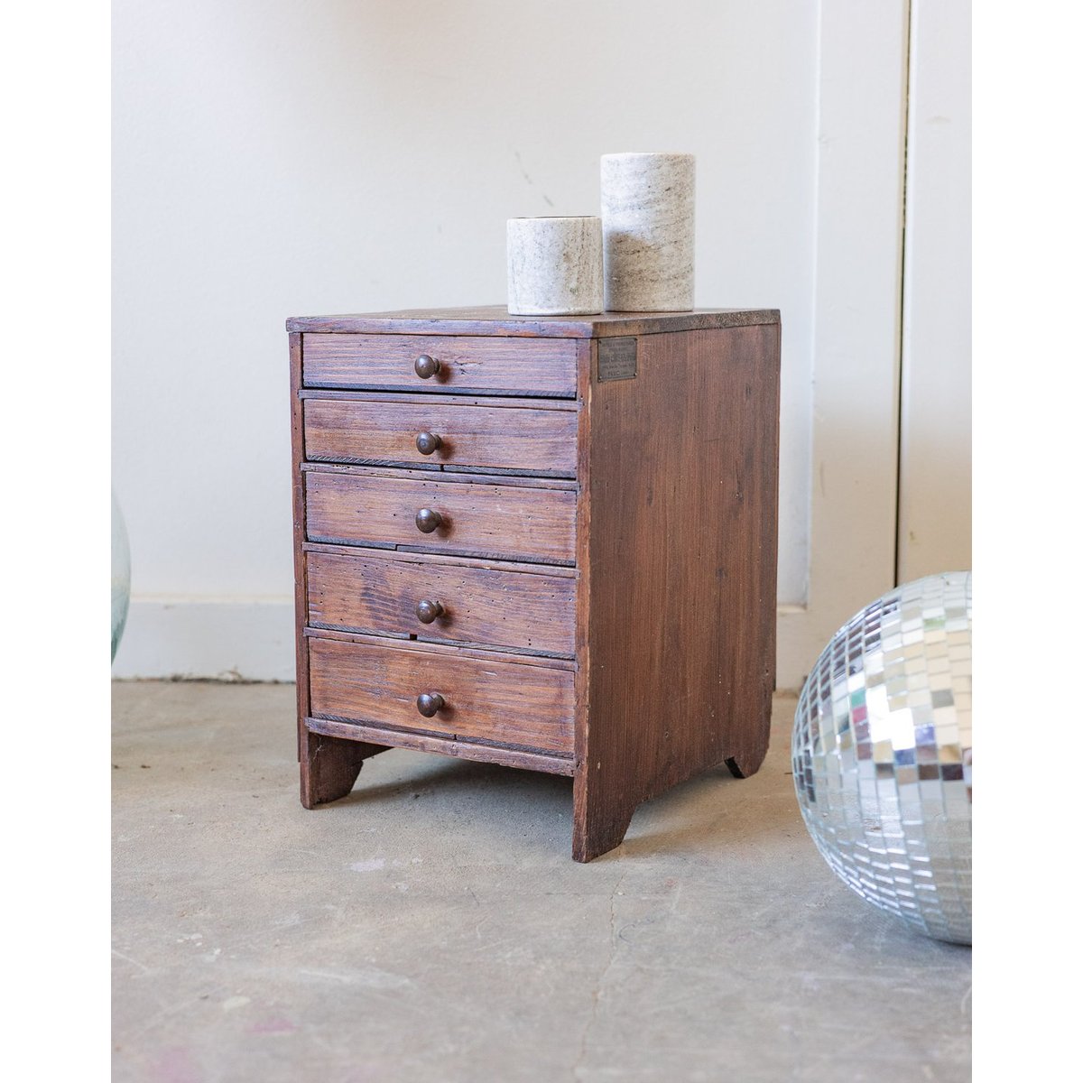 Meuble d'horloger Fernand N°448 - Bon état bois foncé, DEBONGOUT