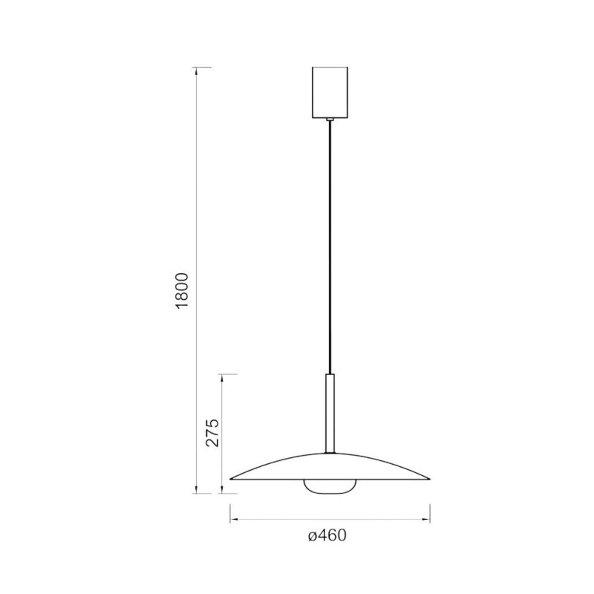 Suspension cuisine blanche réglable à led LIDIA blanc, MILLUMINE