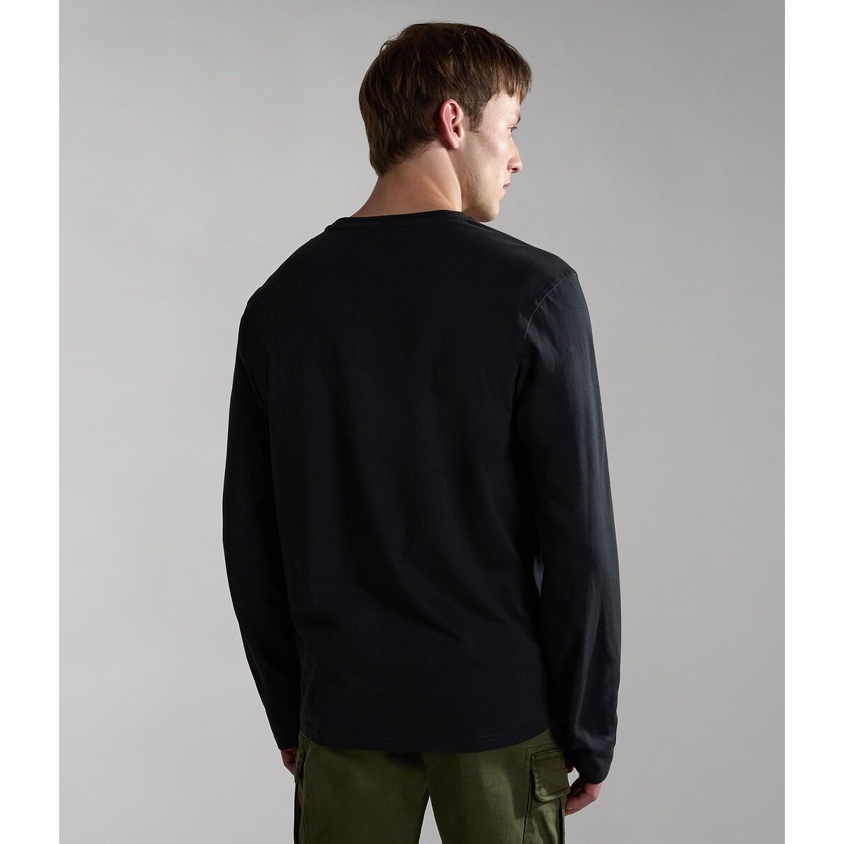 T-shirt manches longues Salis noir, NAPAPIJRI