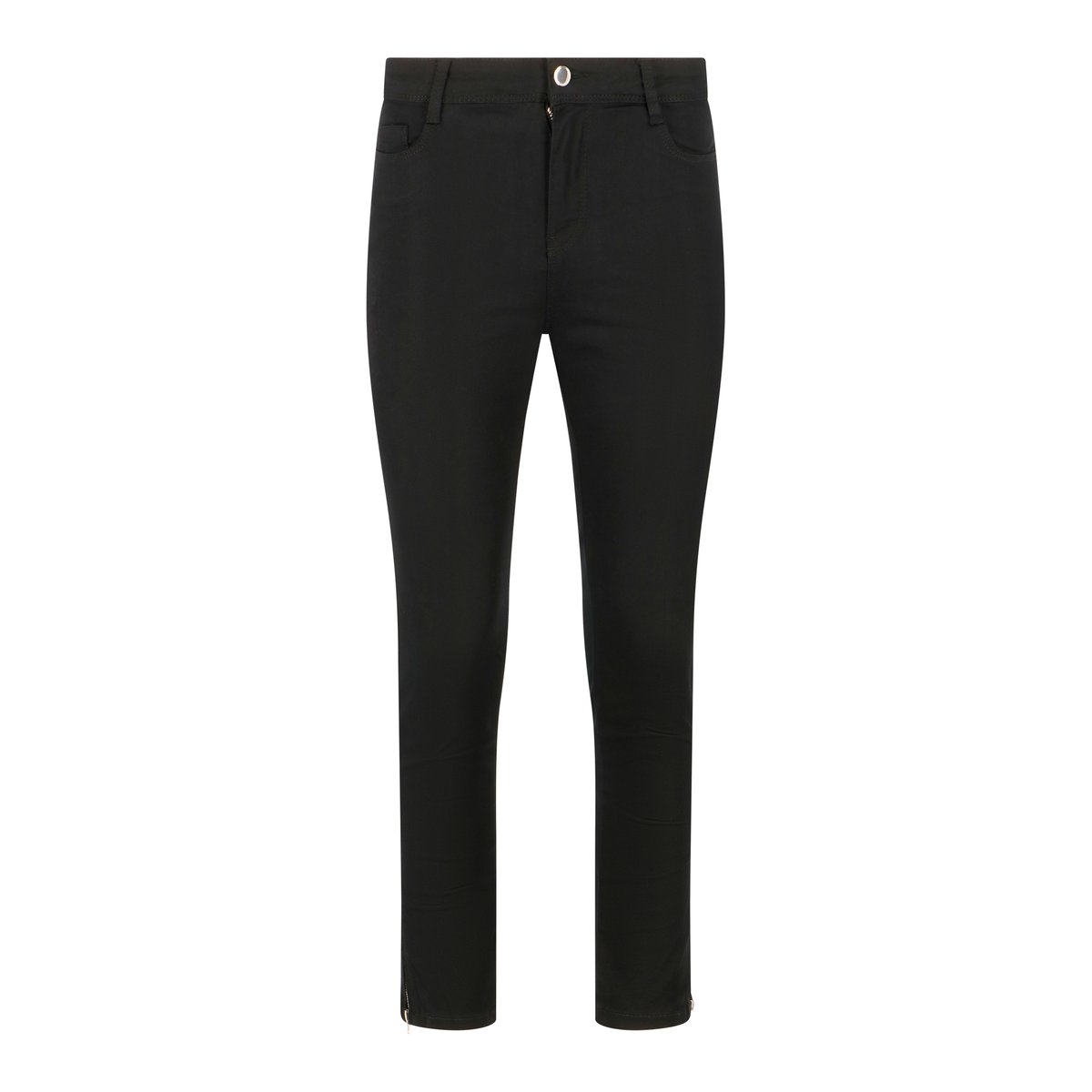 Pantalon coupe slim noir, LOLALIZA