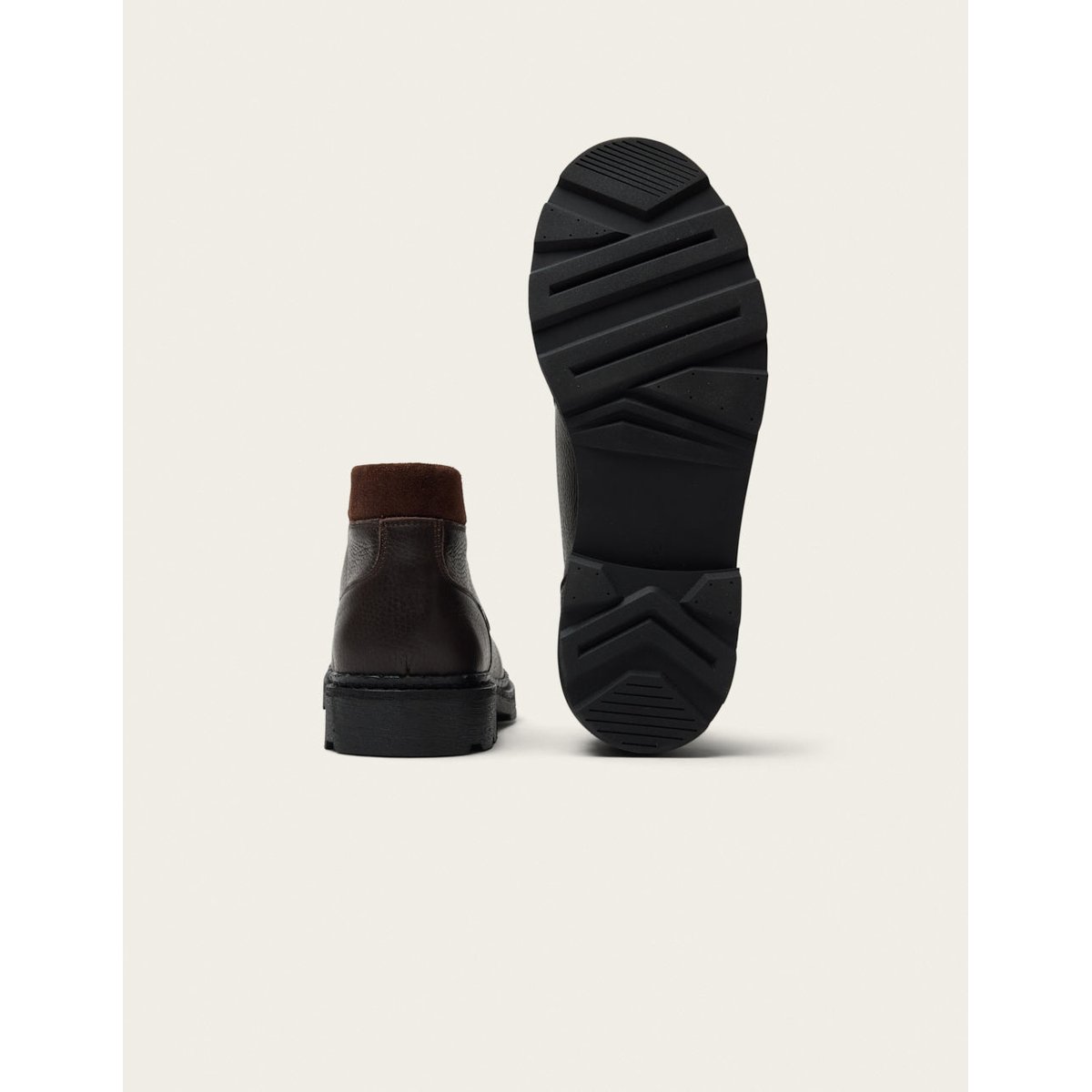 Bottines MOPA cuir grainé marron, ODAJE