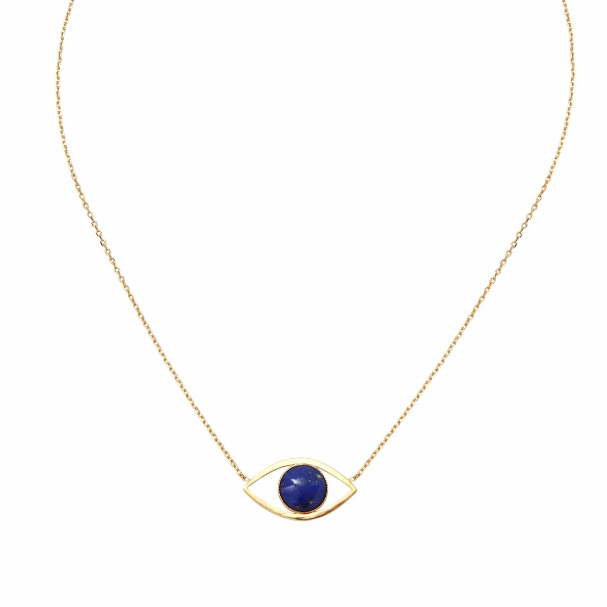 Collier eros grand modele lapis lazuli bleu, CAROLINE NAJMAN
