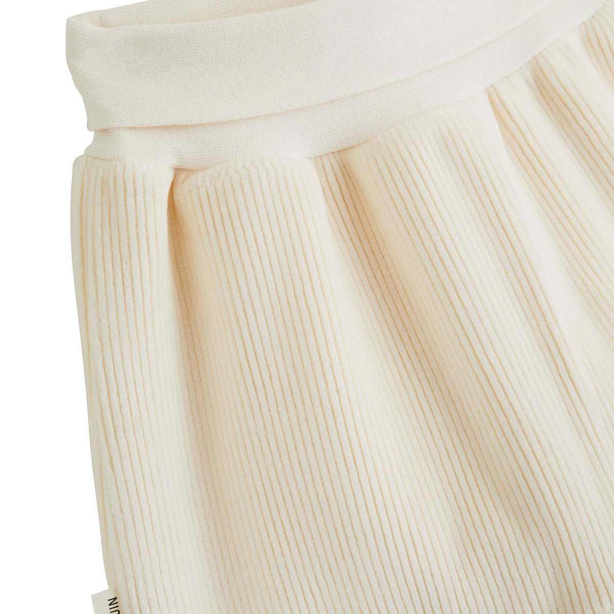 Ensemble bébé gilet croisé et pantalon en velours Flocon ecru, PETIT BEGUIN