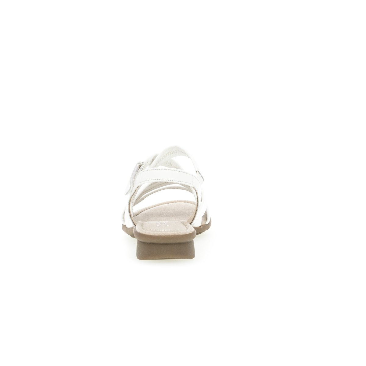 Sandales en cuir blanc, GABOR