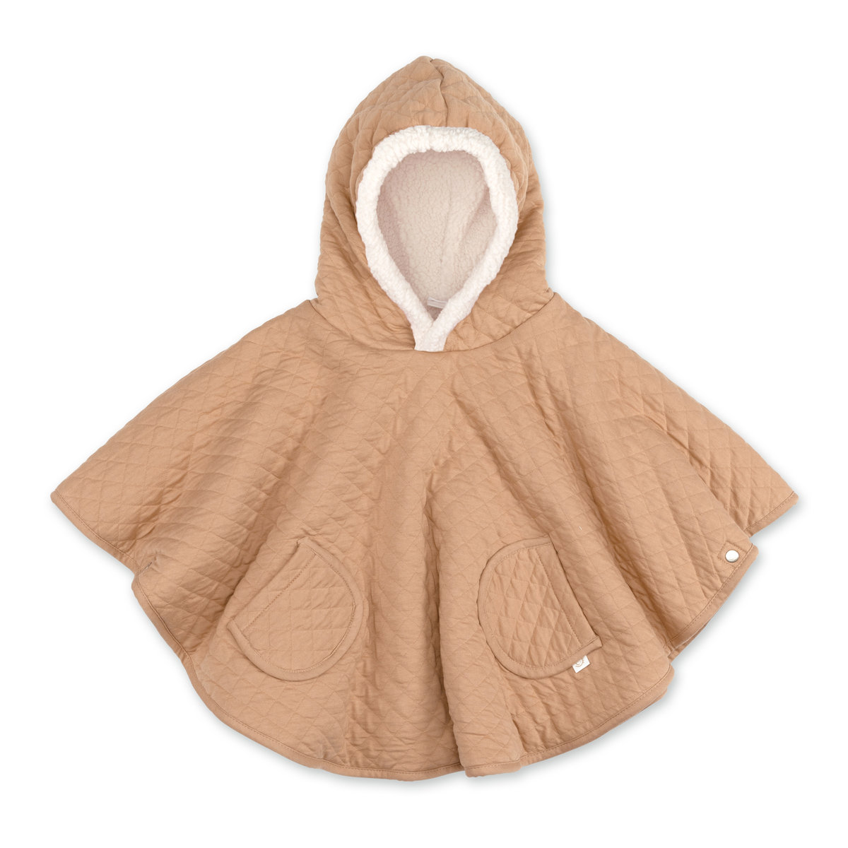 Poncho de voyage bébé pour siège auto - Dehors bien au chaud beige, BEMINI