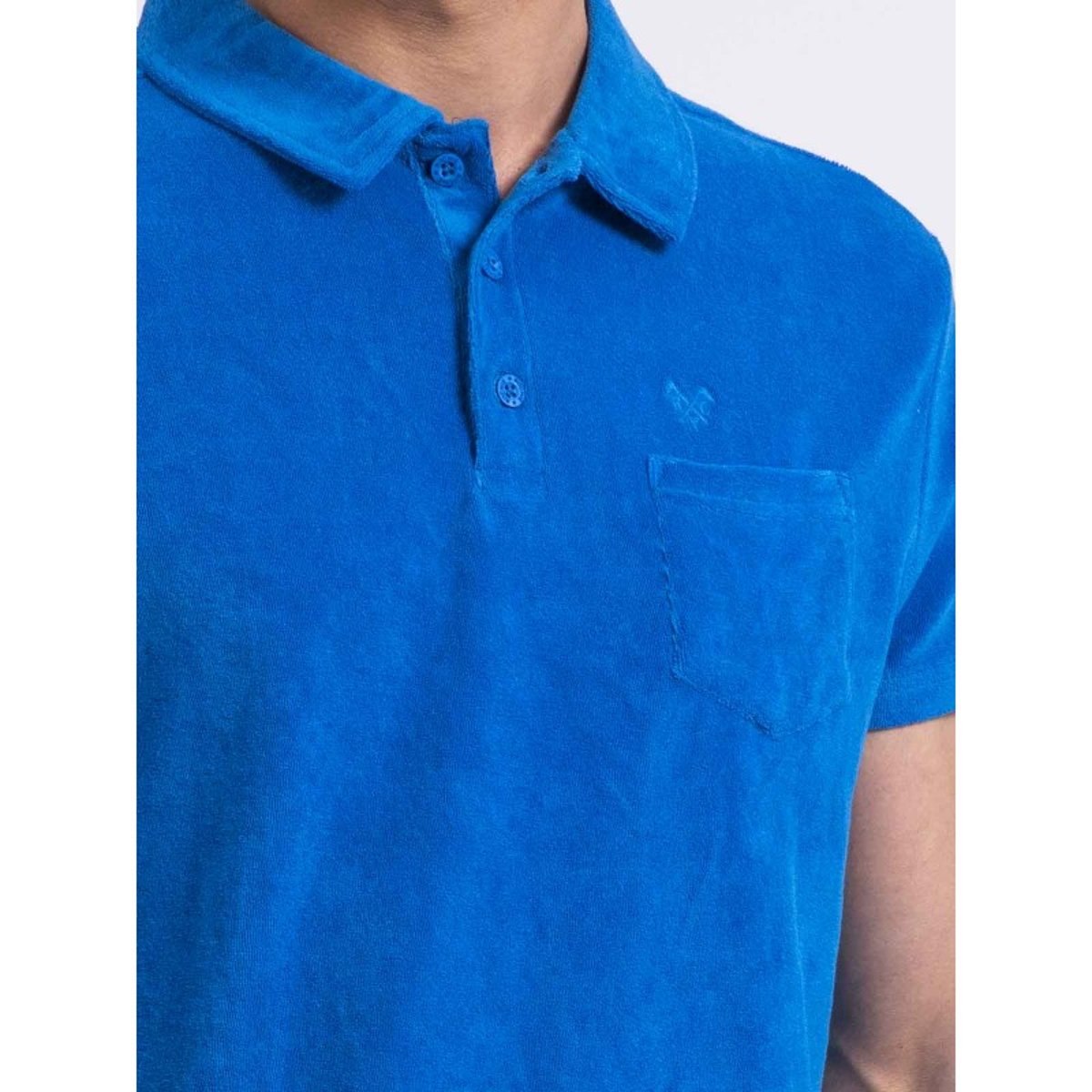 Polo Manches Courtes éponge Pibark bleu royal, RITCHIE