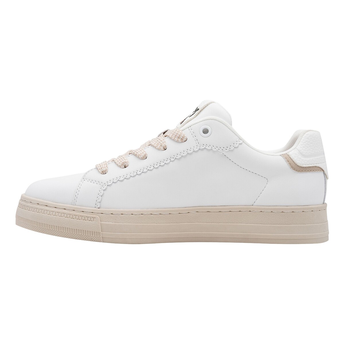 Zapatillas de materiales mixtos blanco, TAMARIS