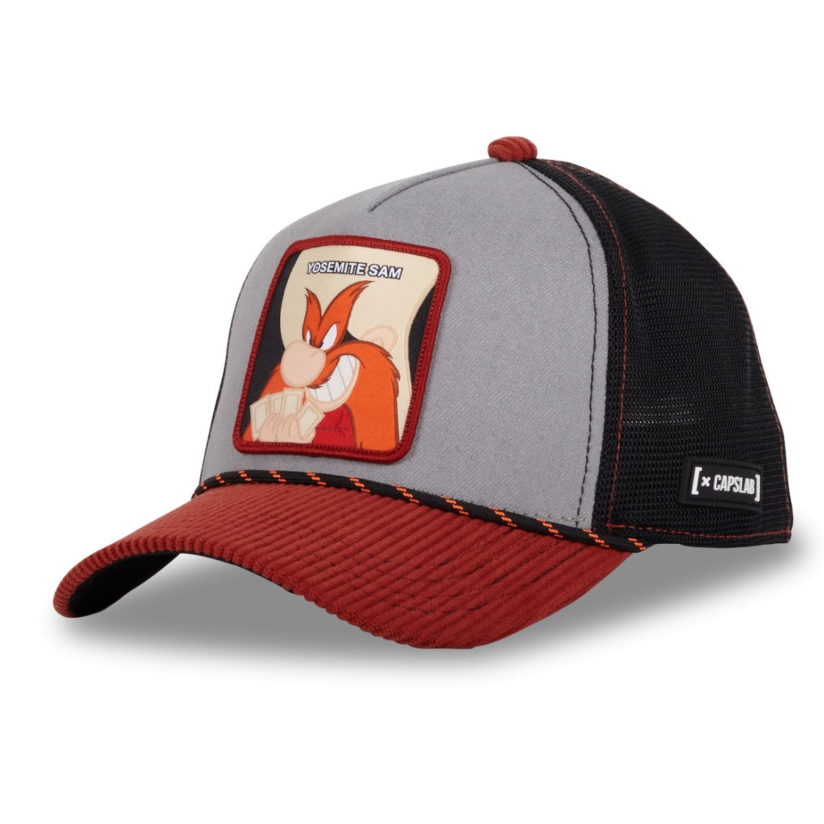 Casquette Looney Tunes Yosemite Sam gris/marron, CAPSLAB